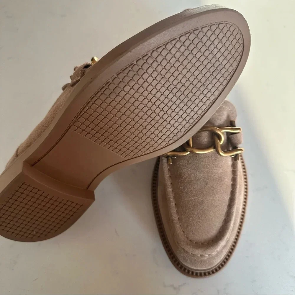 Steve Madden Karmine Loafer in tan suede Size: 7.5 - Picture 5 of 5